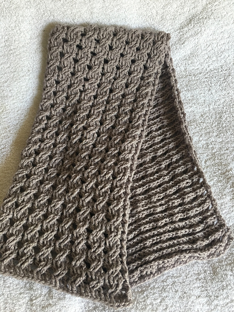 TBY 1 Aran Cable Scarf