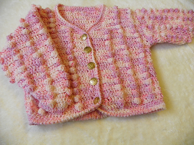 CUP15 Childs DK Jacket With Bobbles