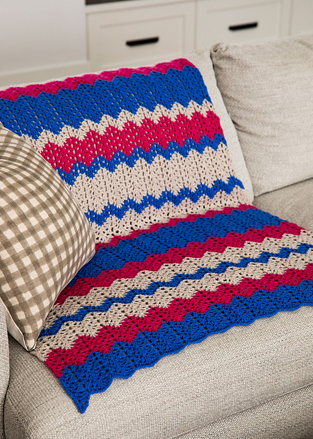 Spectrum Stripes Baby Blanket