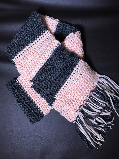 The Jerry Scarf - Easy Scarf With Fringe