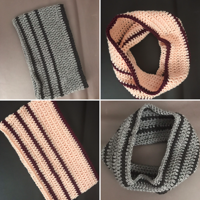 Striped Cowl
