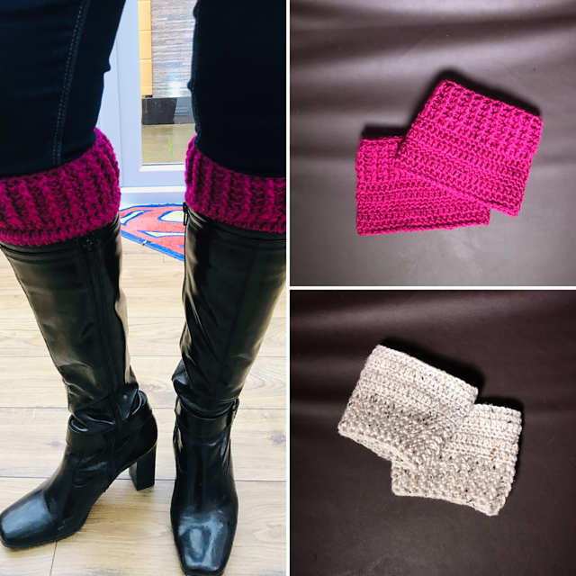 Textured Boot Cuffs