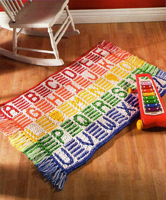 Ravelry: ABCs Rug pattern by Susan Lowman