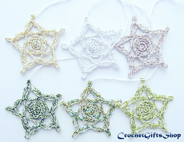 Christmas Star Ornaments (5)