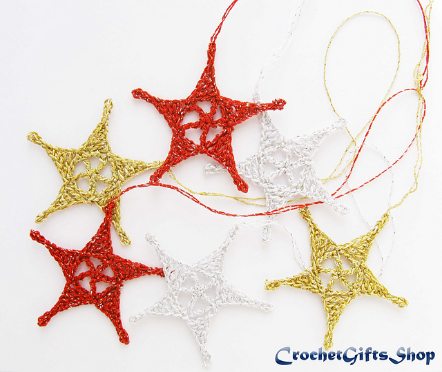 Christmas Star Ornaments (10)