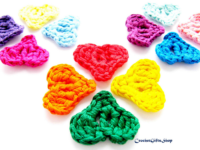 Colorful Cute Heart Motif