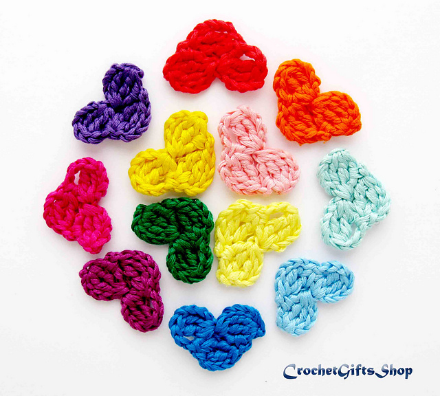 Colorful Heart Motifs