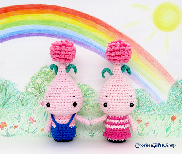 Amigurumi Baby Onion Allium