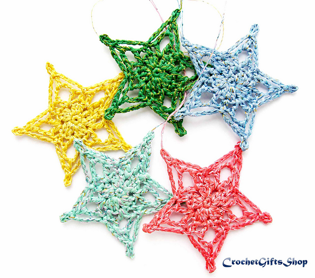 Christmas Star Ornaments (4)