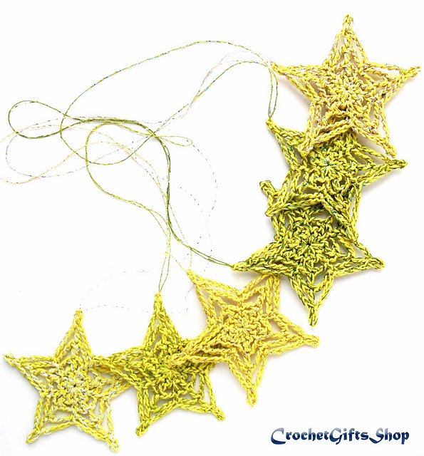 Christmas Star Ornaments (6)