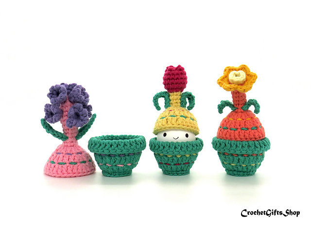 Egg Warmers Spring Flowers