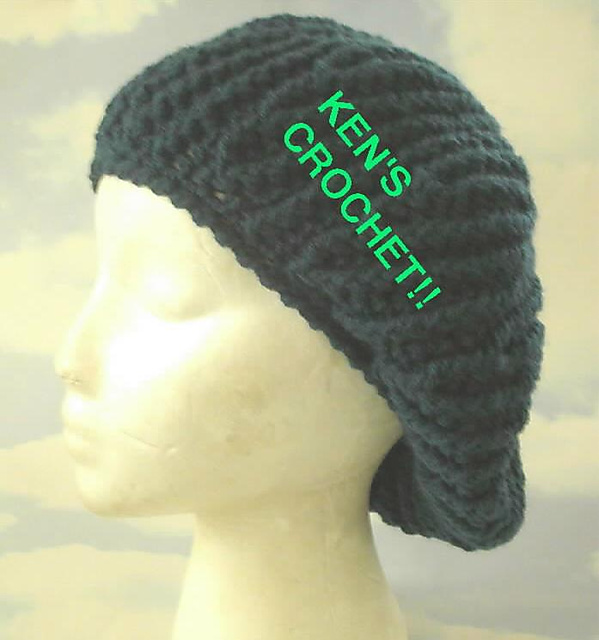 Ribbed Stitch Slouchy Beret
