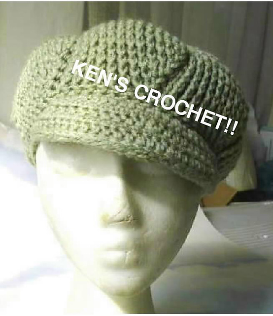 Thick Ribbed Brimmed Newsboy Cap
