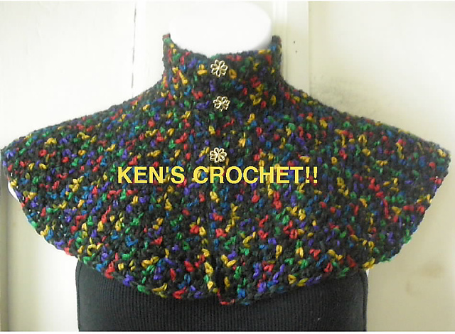 V-Stitch Neckwarmer Caplet