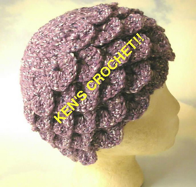 Crocodile Shells Hat