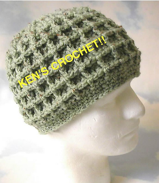 Waffleweave Stitch Hat