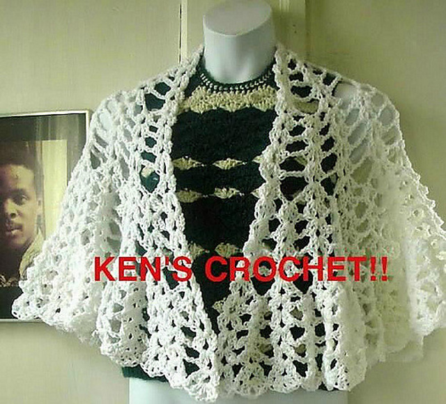 Doily Shell Stitch Round Shawl