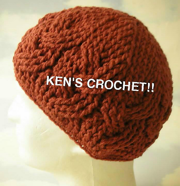 Braided Cable Skull Cap