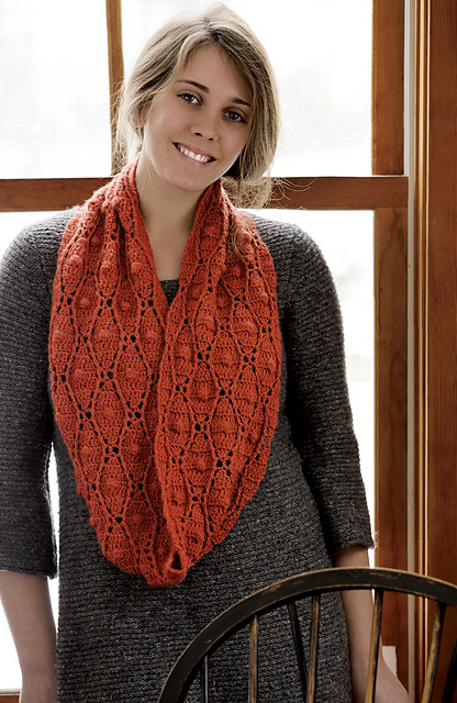 Cabled Lace Scarf