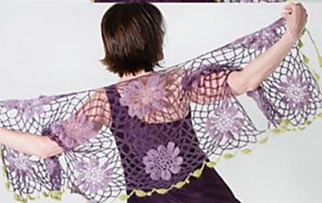 Big Blossom Capelet