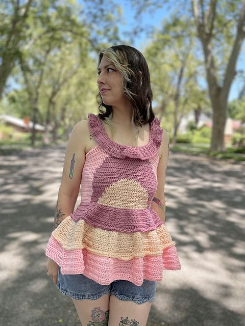 Luna Peplum Top
