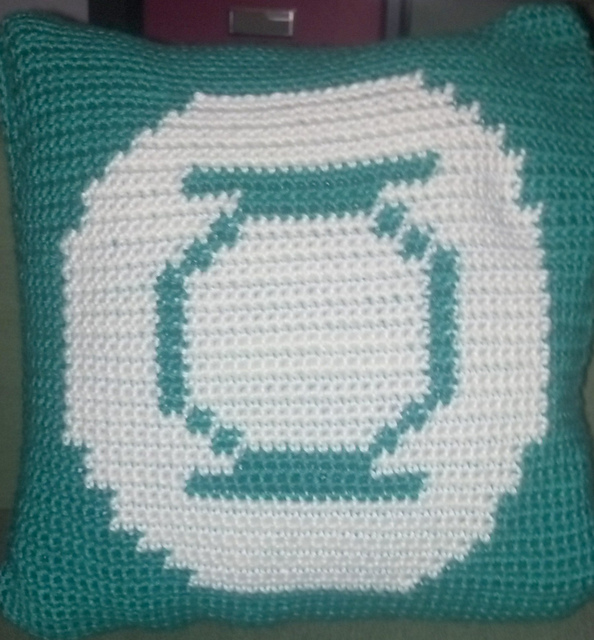 Green Lantern Pillow Cover