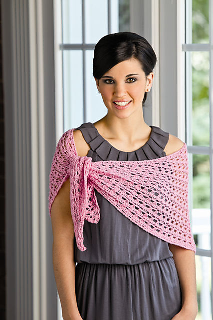 Tri-Lace Shawlette