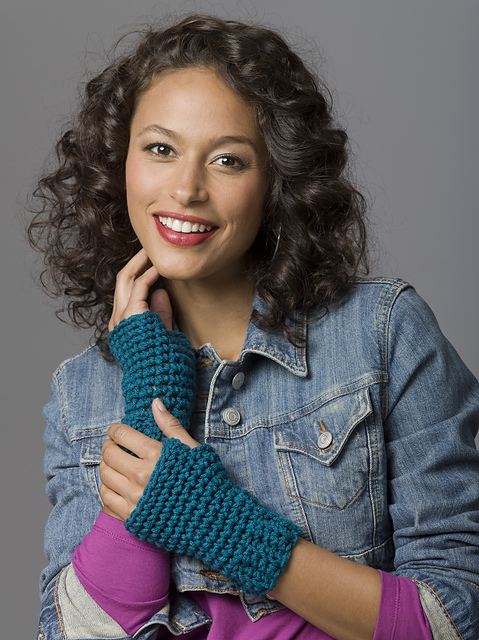 Fingerless Mitts - Beginner