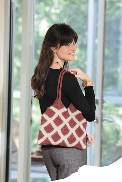 Felted Mitered Tote