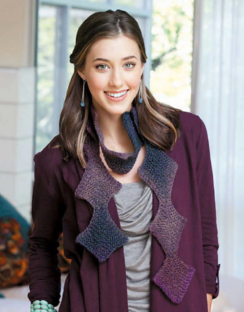 Mitered Diamond Scarf