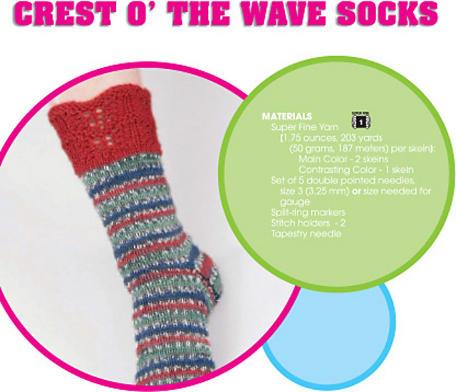 Crest O' The Wave Socks