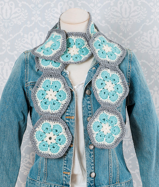 African Flower Scarf