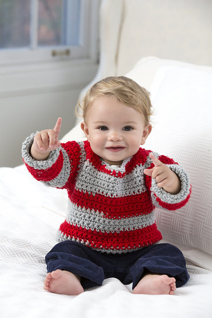 Team Cheer Baby Sweater
