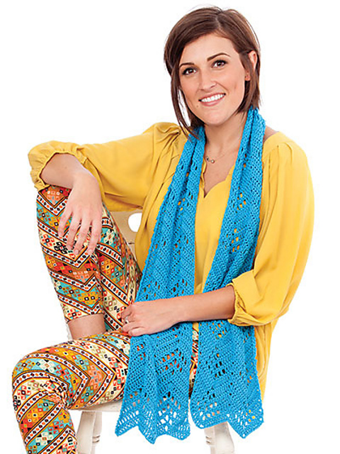 Lacy Chevron Scarf