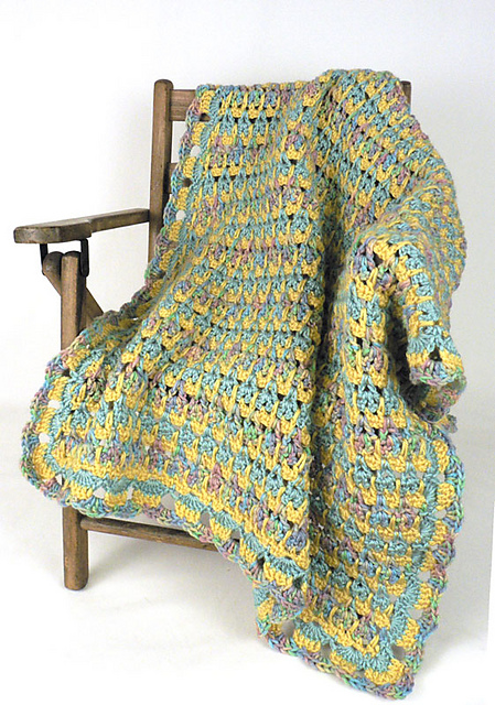 Painted Baby Blanket