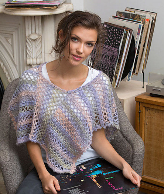 Short Lacy Poncho