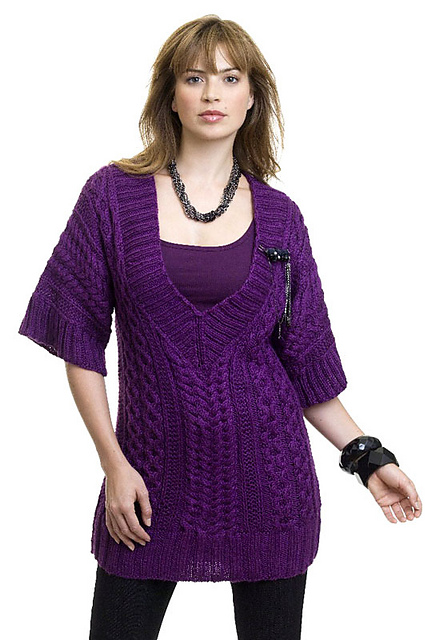 Cabled Tunic