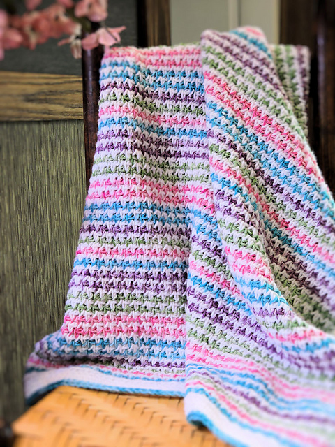 Marshmallow Twist Baby Blanket