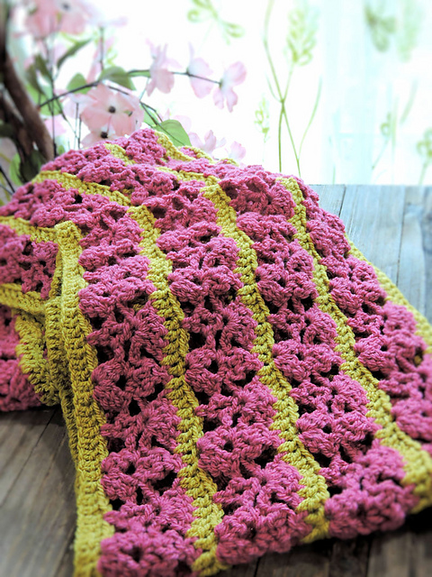 Wild Raspberries Scarf