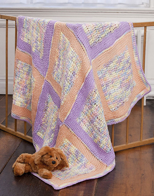 Soft Squares Baby Blanket
