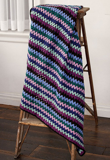 Granny Stripes Afghan