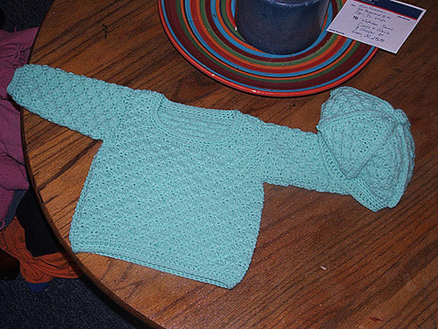 Mint Magic Sweater and Hat