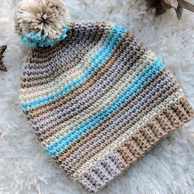 Basic Stripes Slouch Hat