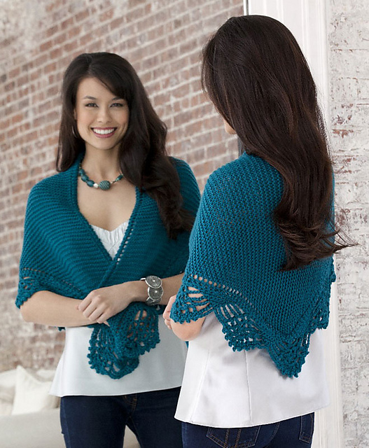 Knit and Crochet Shawl
