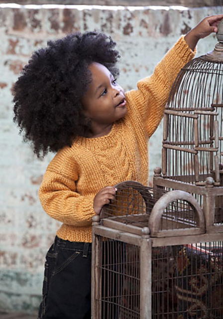 Cables are Cool Toddler Sweater