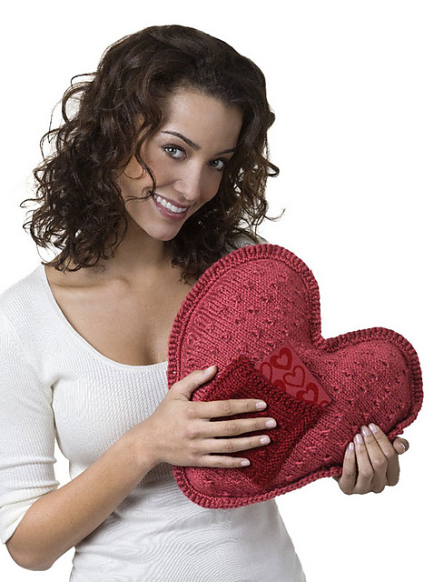 I Love U Pillow (Knit)