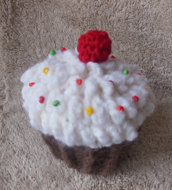 CupCake with Cherry & Sprinkles