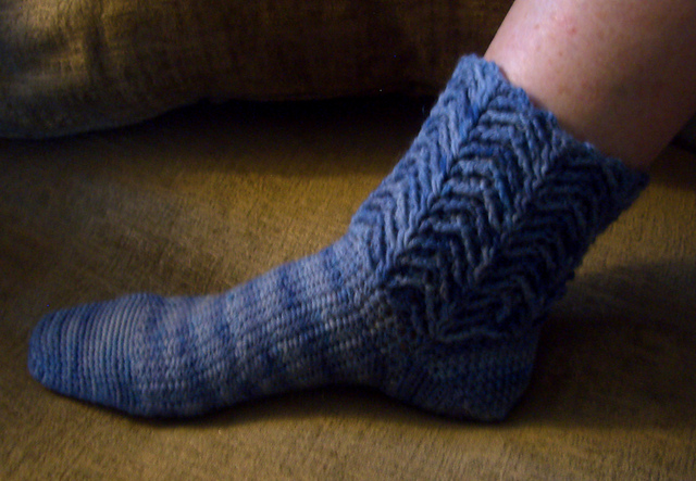 Bleached Herringbone