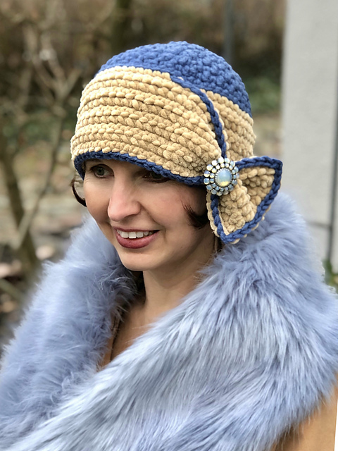 Ravelry: Cloche Hat LADY SYBIL pattern by Janina Winkler