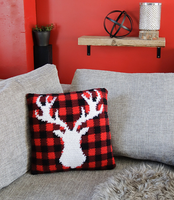 Rustic chalet pillow cover